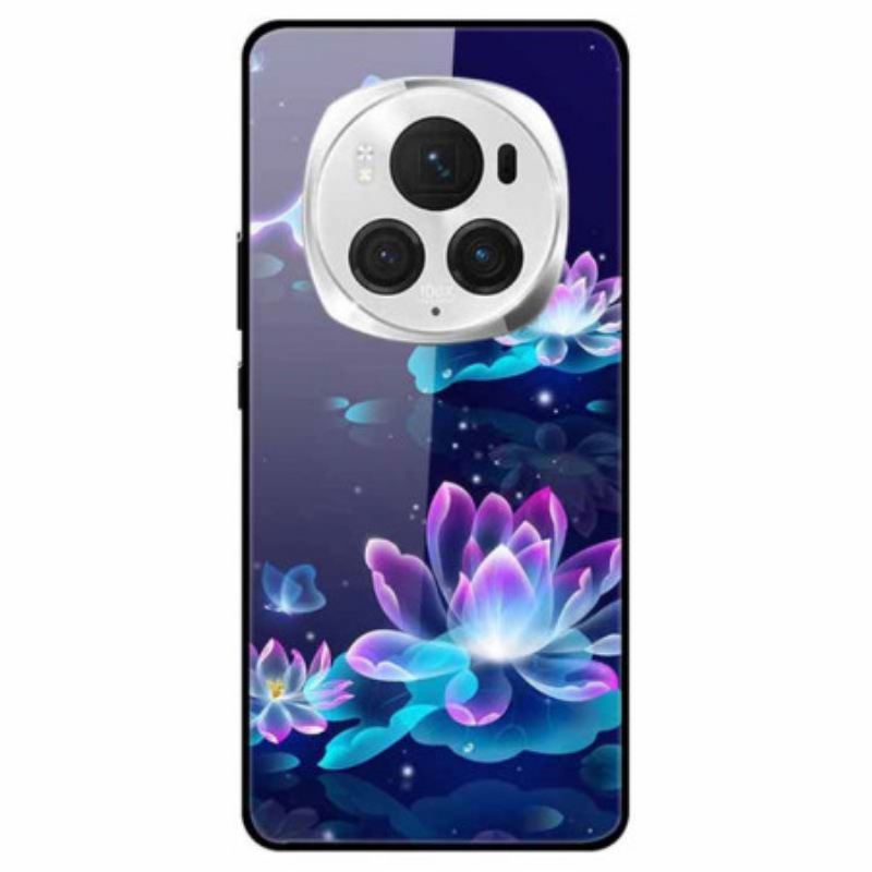 Maskica Honor Magic 6 Pro Svjetleće Lotus Kaljeno Staklo