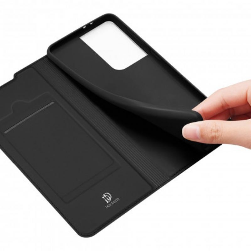 Flip Futrola Samsung Galaxy S21 Ultra 5G Kožna Futrola Skin Pro Dux Ducis