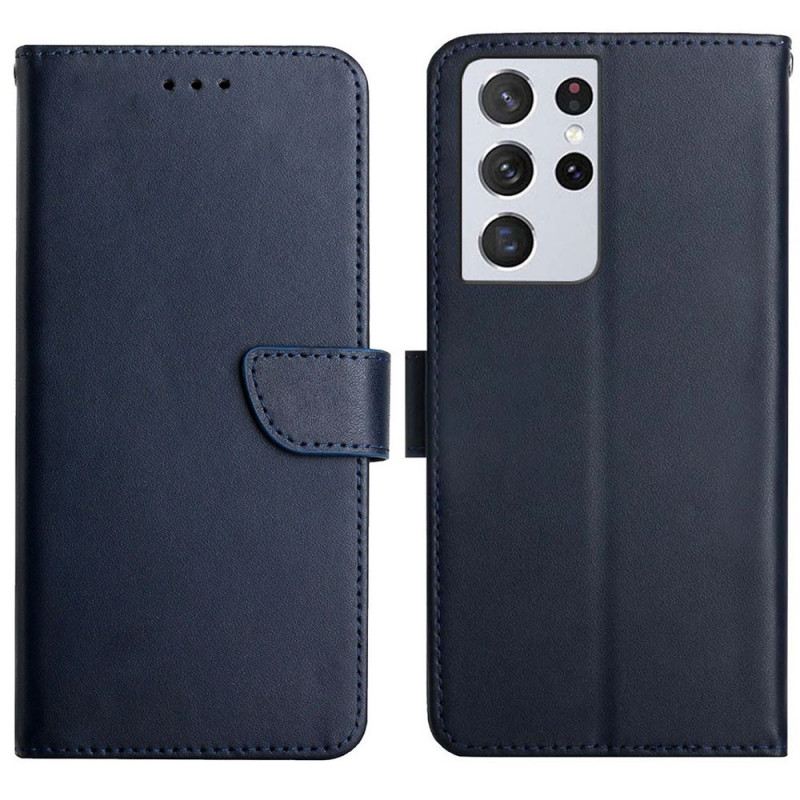 Flip Futrola Samsung Galaxy S21 Ultra 5G Prava Nappa Koža