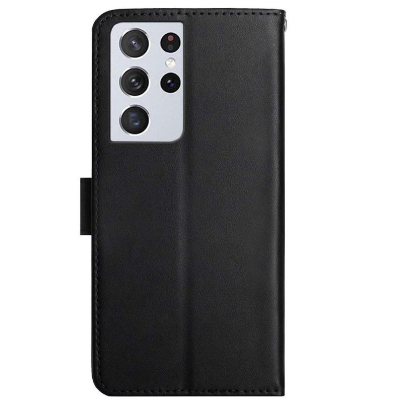 Flip Futrola Samsung Galaxy S21 Ultra 5G Prava Nappa Koža