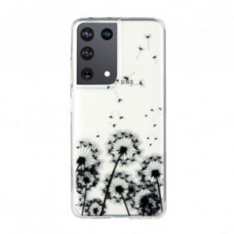 Maskica Samsung Galaxy S21 Ultra 5G Bešavni Crni Maslačak