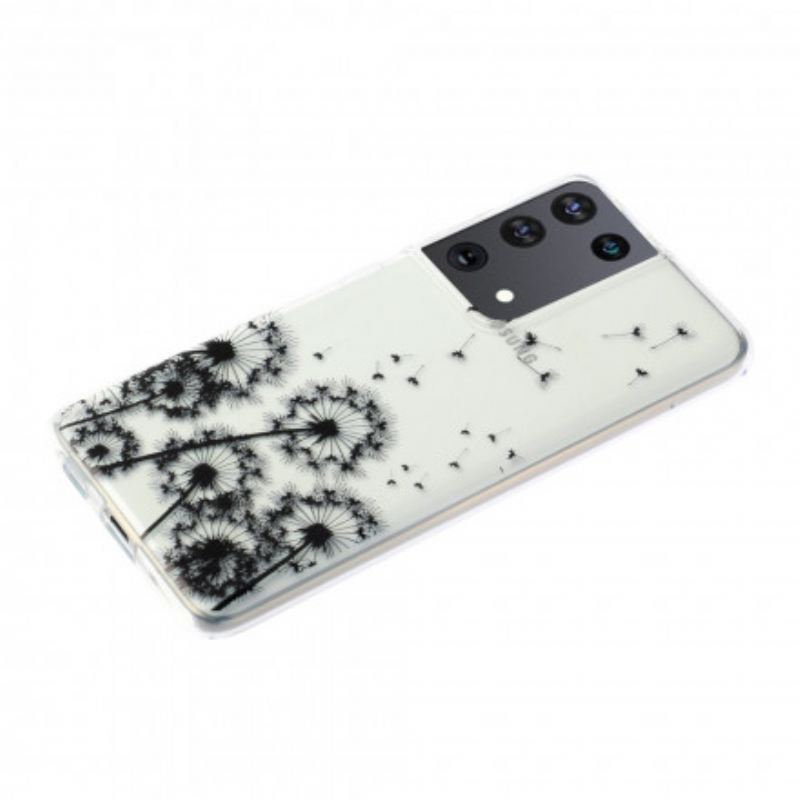Maskica Samsung Galaxy S21 Ultra 5G Bešavni Crni Maslačak