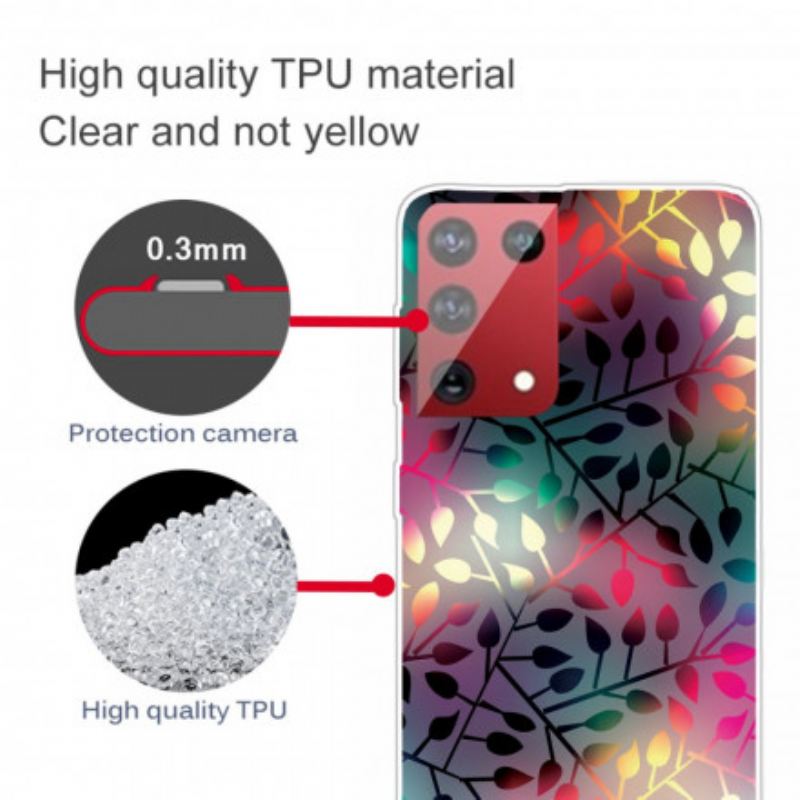 Maskica Samsung Galaxy S21 Ultra 5G Lišće