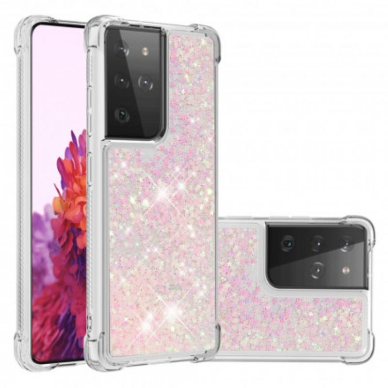Maskica Samsung Galaxy S21 Ultra 5G Želje Šljokice