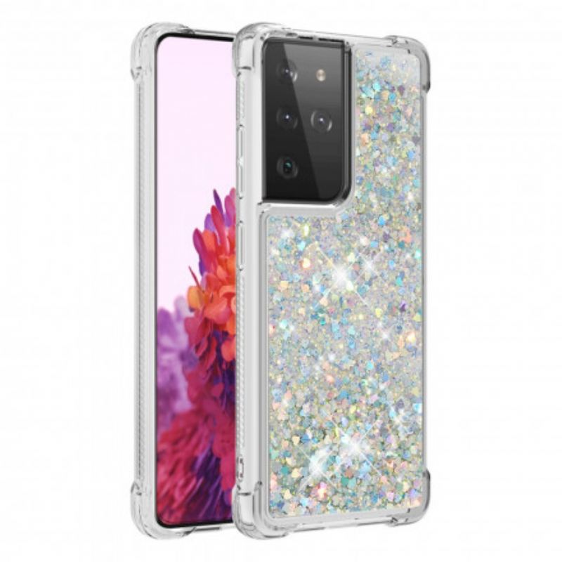 Maskica Samsung Galaxy S21 Ultra 5G Želje Šljokice