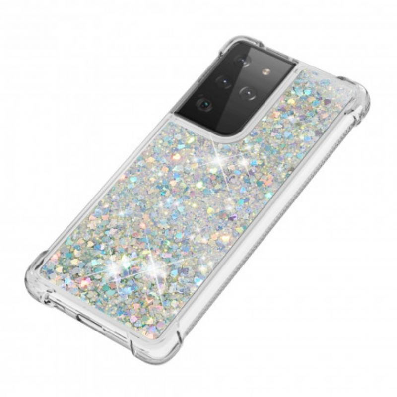 Maskica Samsung Galaxy S21 Ultra 5G Želje Šljokice
