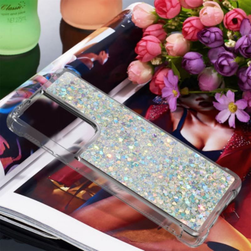Maskica Samsung Galaxy S21 Ultra 5G Želje Šljokice