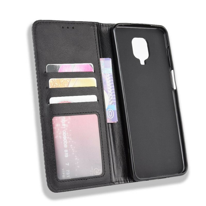 Flip Futrola Xiaomi Redmi Note 9S / 9 Pro Kožna Futrola Efekt Stilizirane Vintage Kože