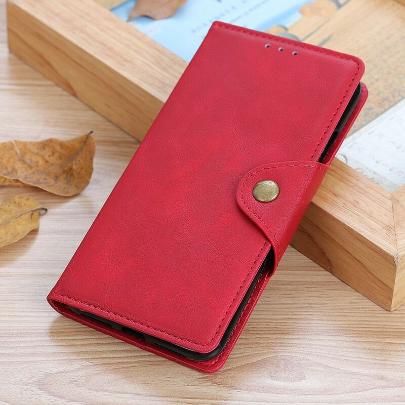 Futrola Xiaomi Redmi Note 9S / 9 Pro Gumb Od Umjetne Kože