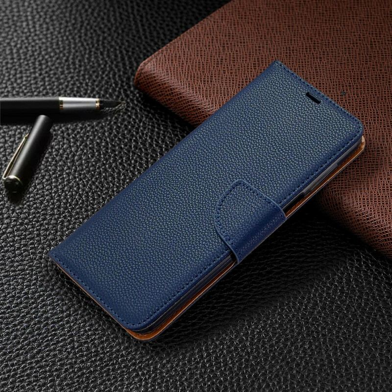 Kožna Futrola Xiaomi Redmi Note 9S / 9 Pro Litchi Kožni Efekt