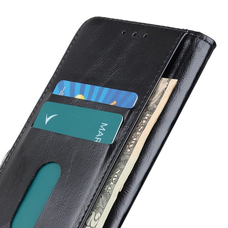 Flip Futrola Samsung Galaxy A14 / A14 5G Lakirana Lakirana Koža S Gumbom