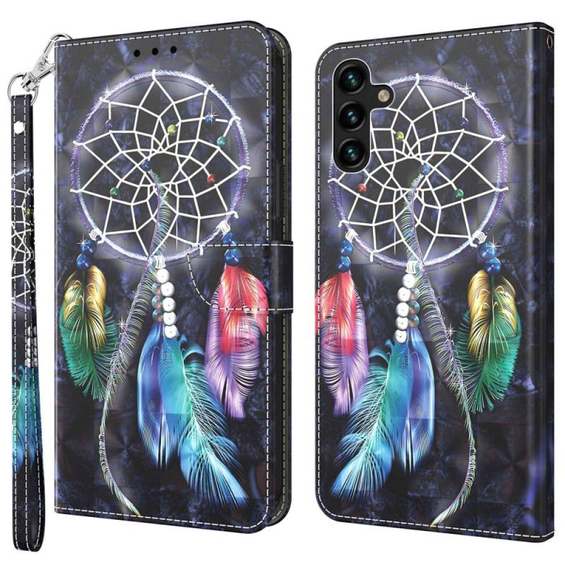 Kožna Futrola Samsung Galaxy A14 / A14 5G Hvatač Snova S Remenom
