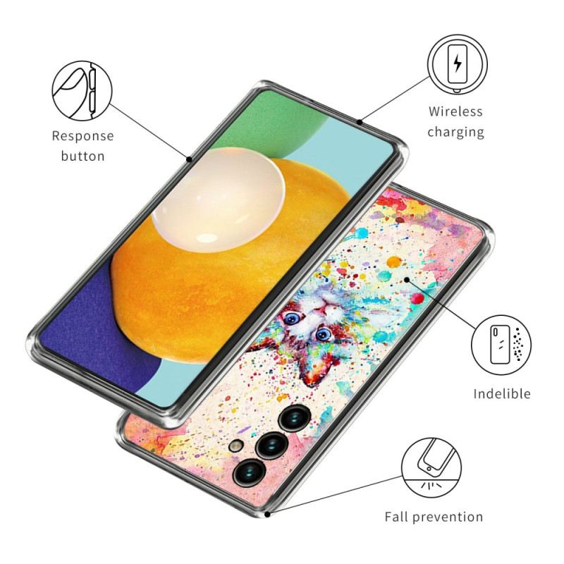 Maskica Samsung Galaxy A14 / A14 5G Mačka Art