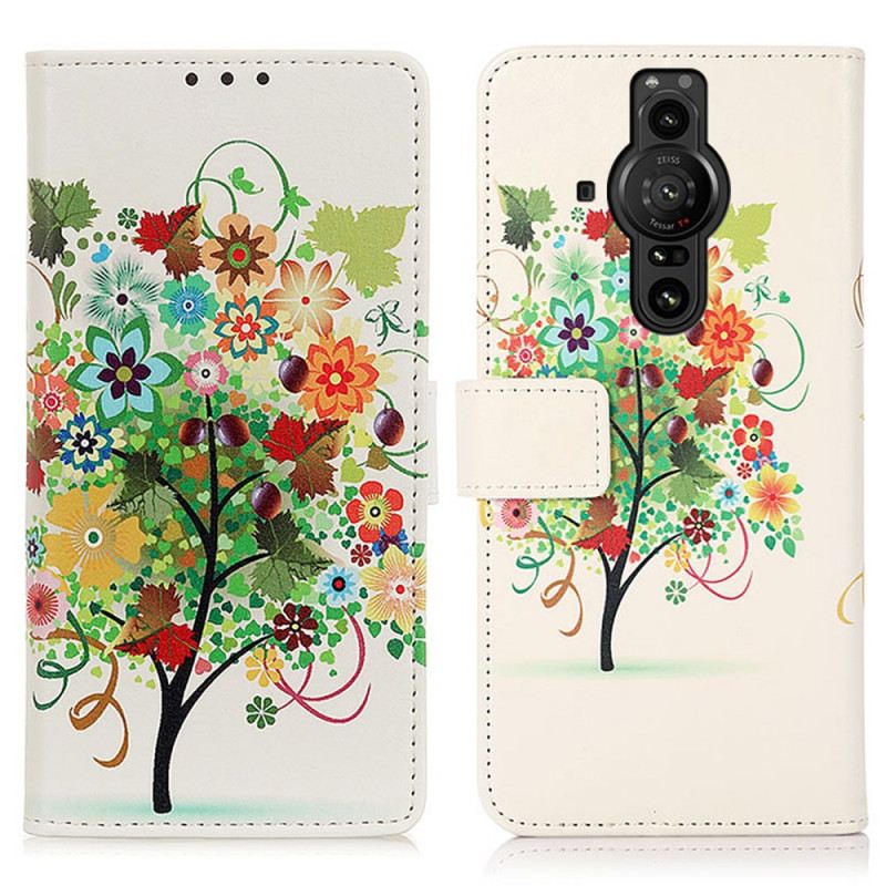 Futrola Sony Xperia Pro-I Cvjetno Drvo