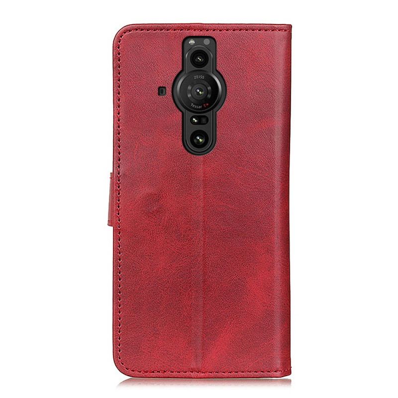 Kožna Futrola Sony Xperia Pro-I Retro Mat Kožni Efekt