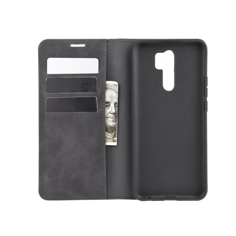 Flip Futrola Xiaomi Redmi 9 Kožna Futrola Efekt Meke Kože