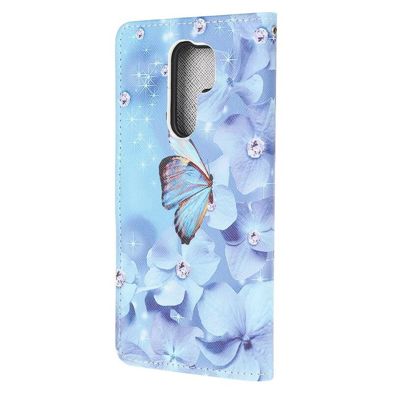 Futrola Xiaomi Redmi 9 Dijamantni Leptiri S Remenom