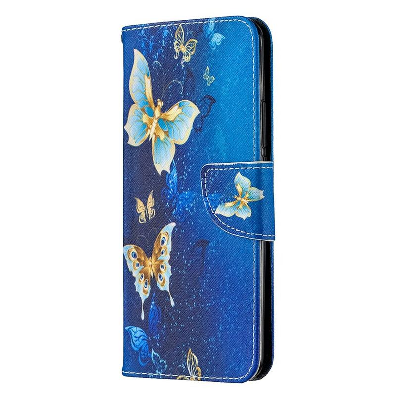 Kožna Futrola Xiaomi Redmi 9 Nevjerojatni Leptiri