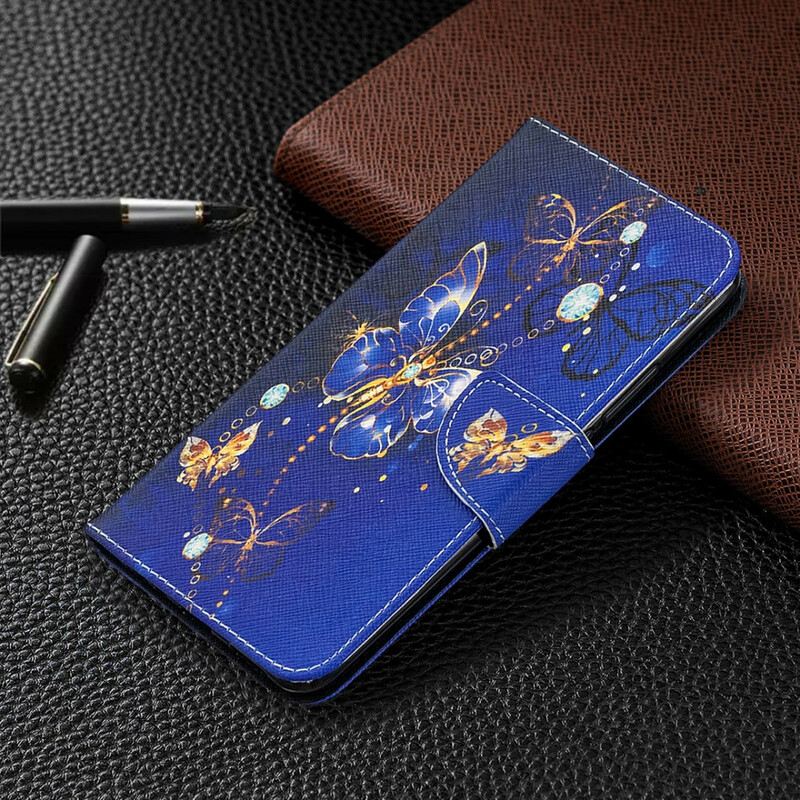 Kožna Futrola Xiaomi Redmi 9 Nevjerojatni Leptiri