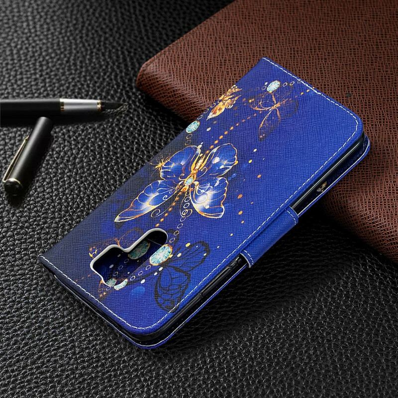 Kožna Futrola Xiaomi Redmi 9 Nevjerojatni Leptiri
