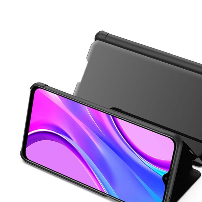 Maskica Xiaomi Redmi 9 Ogledalo I Umjetna Koža