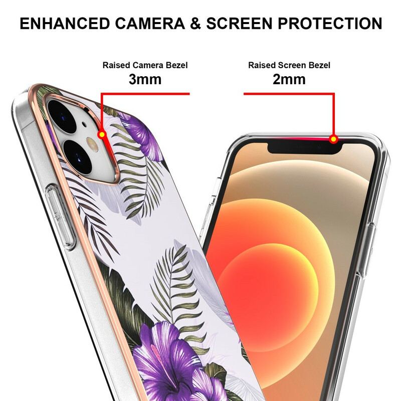 Maskica iPhone 12 Mini Cvijeće Ljubičice