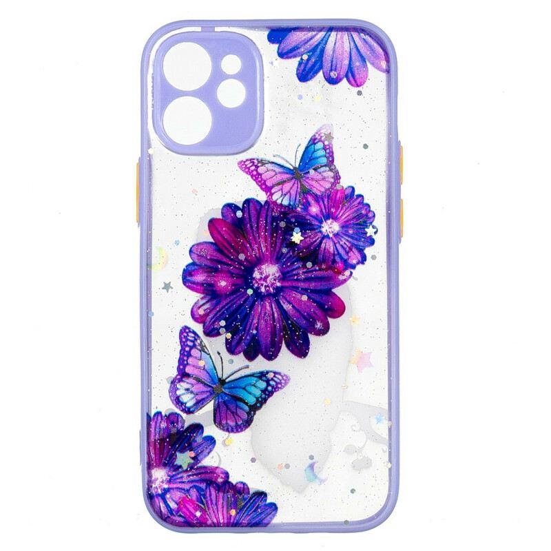 Maskica iPhone 12 Mini Cvjetni Hibrid Leptira