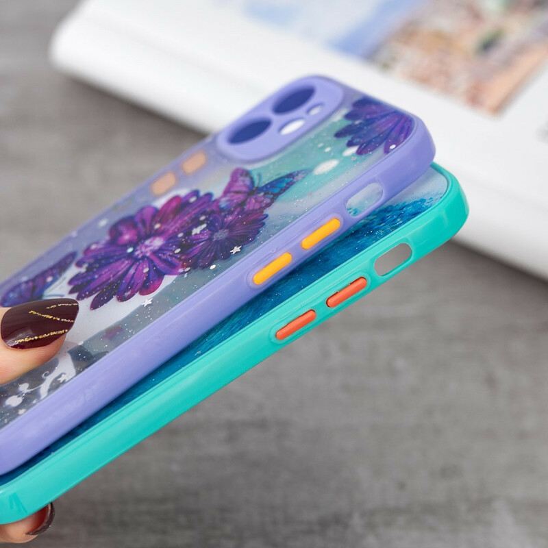 Maskica iPhone 12 Mini Cvjetni Hibrid Leptira