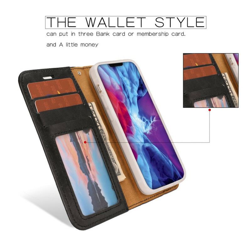 Maskica iPhone 12 Mini Odvojivi Stil Od Oštećene Kože