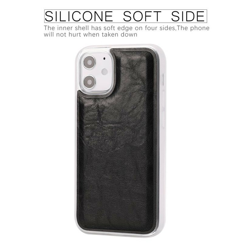 Maskica iPhone 12 Mini Odvojivi Stil Od Oštećene Kože