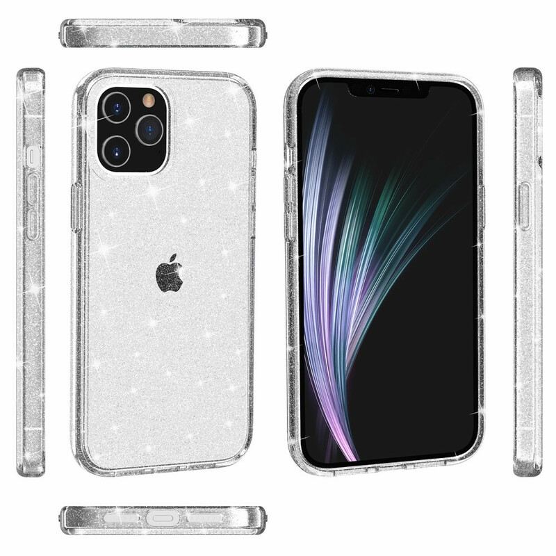 Maskica iPhone 12 Mini Prozirne Šljokice
