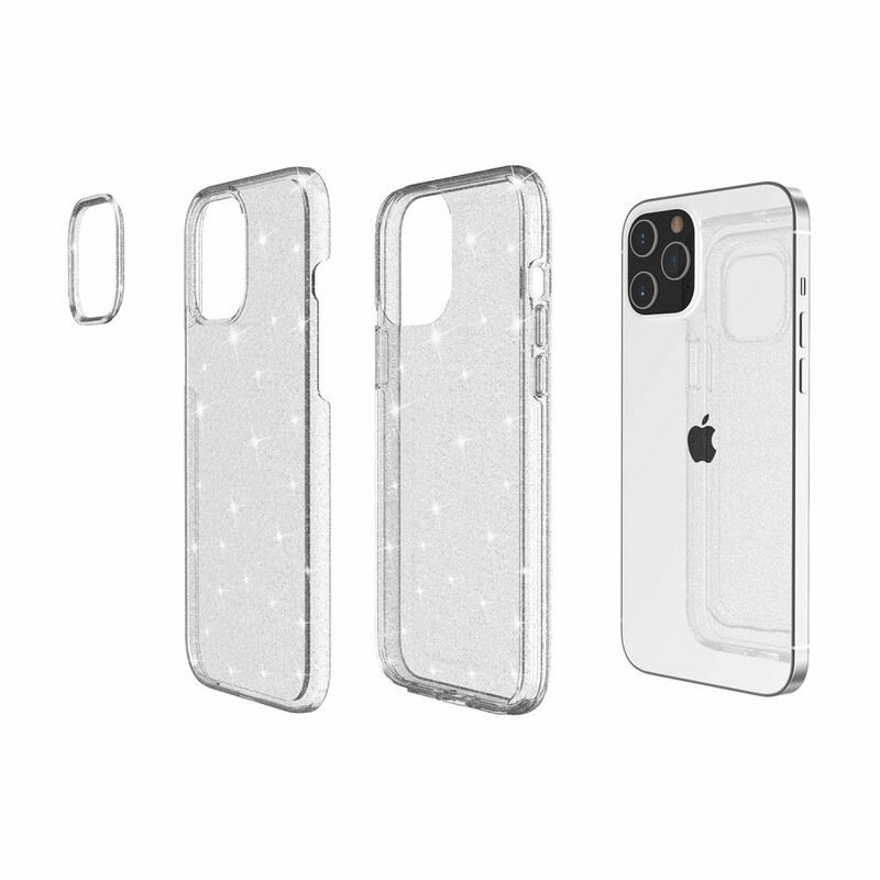 Maskica iPhone 12 Mini Prozirne Šljokice