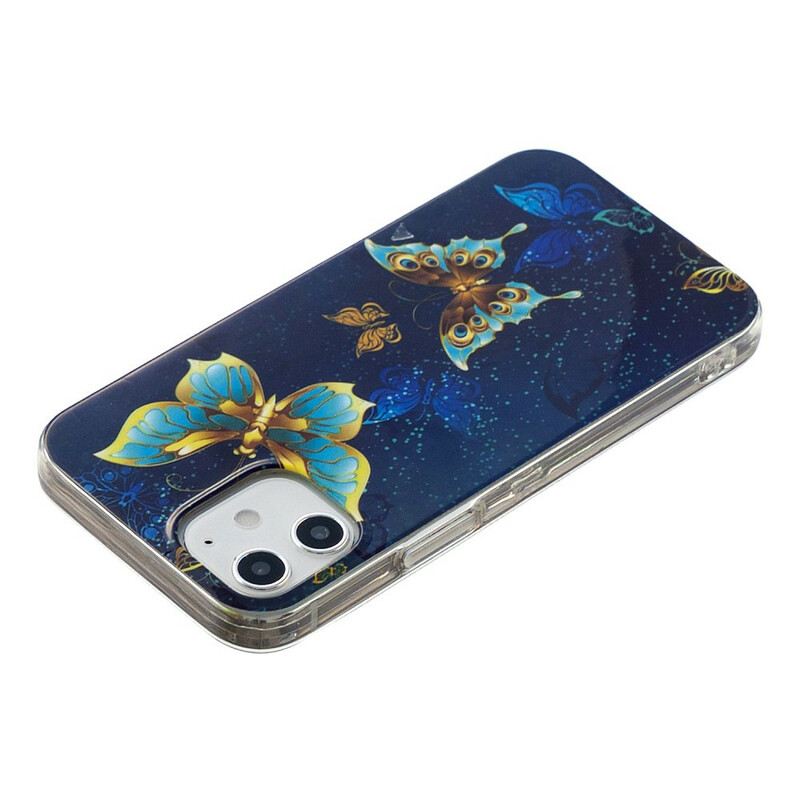 Maskica iPhone 12 Mini Serija Fluorescentnih Leptira