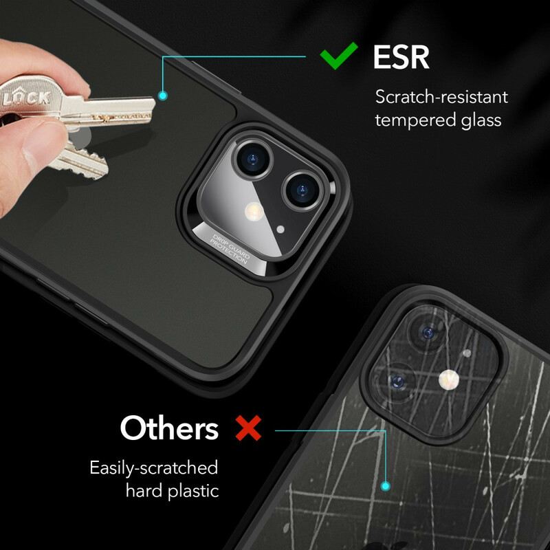 Maskica iPhone 12 Mini Staklena Stražnja Strana I Silikonski Rubovi