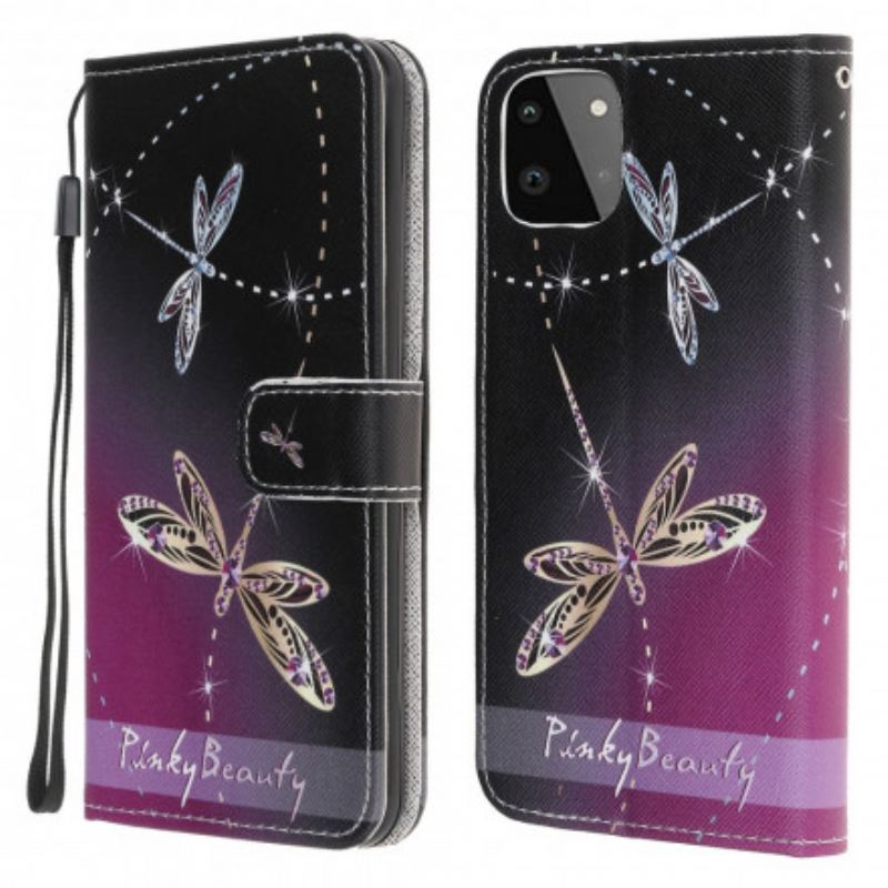Futrola Samsung Galaxy A22 5G Dragonflies S Remenčićima