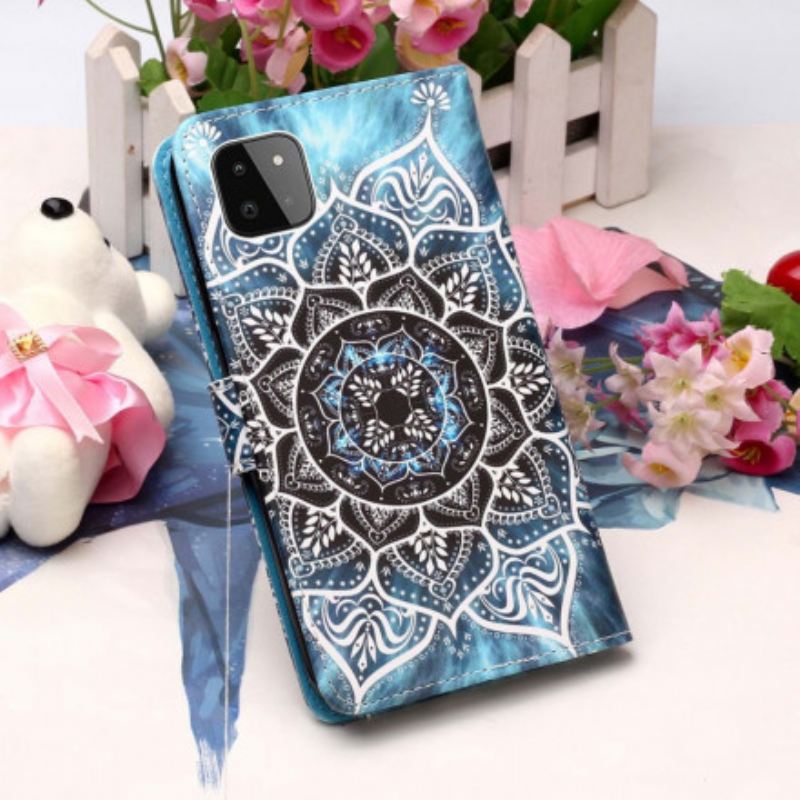 Kožna Futrola Samsung Galaxy A22 5G Mandala Na Nebu