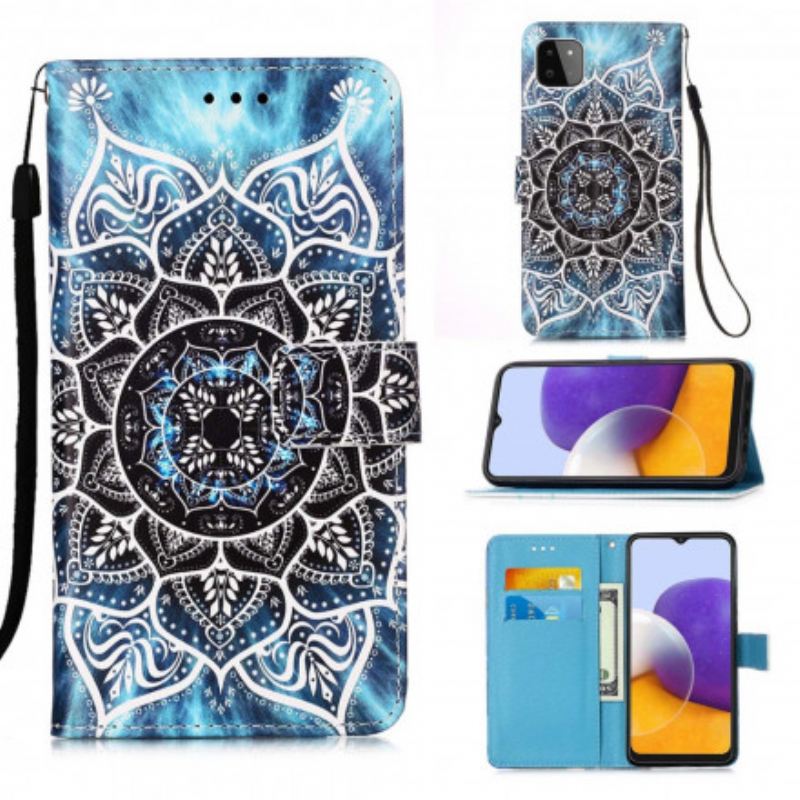 Kožna Futrola Samsung Galaxy A22 5G Mandala Na Nebu