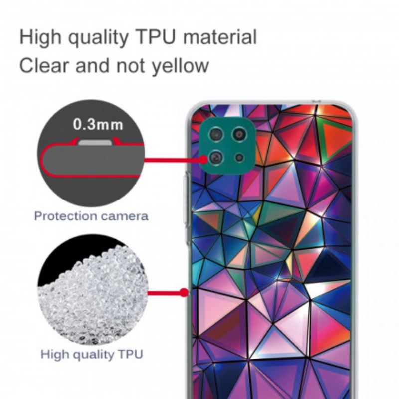 Maskica Samsung Galaxy A22 5G Fleksibilna Geometrija