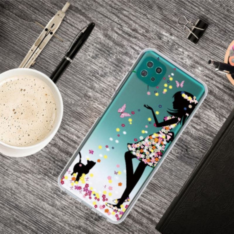 Maskica Samsung Galaxy A22 5G Lijepa Cvjetna Glava