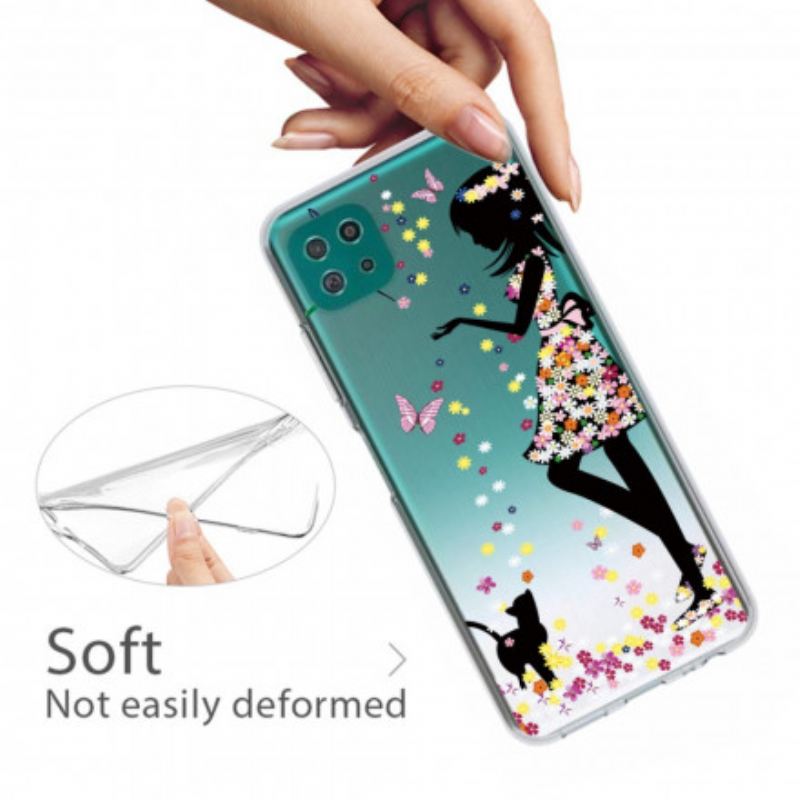 Maskica Samsung Galaxy A22 5G Lijepa Cvjetna Glava