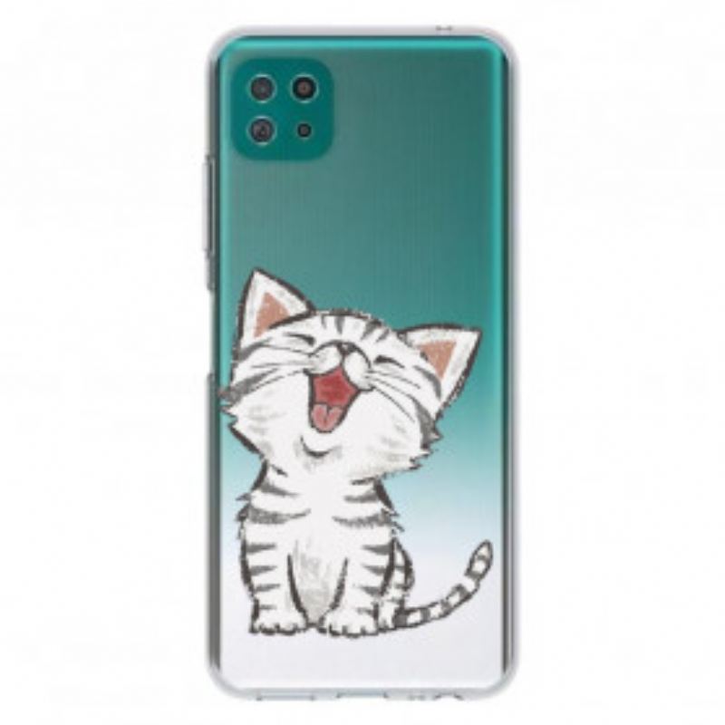 Maskica Samsung Galaxy A22 5G Slatka Mačka