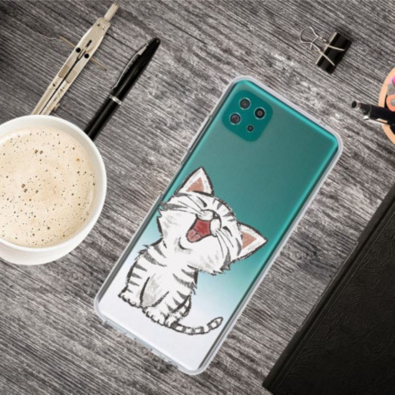 Maskica Samsung Galaxy A22 5G Slatka Mačka