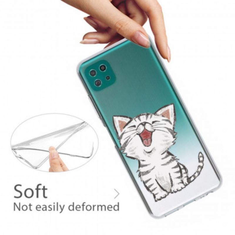 Maskica Samsung Galaxy A22 5G Slatka Mačka