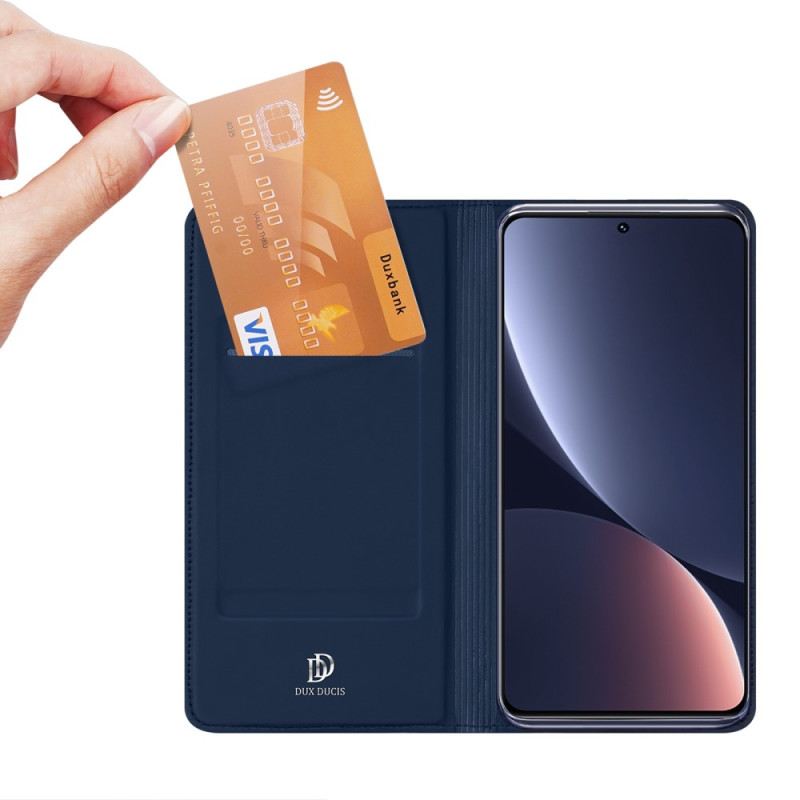 Flip Futrola Xiaomi 13 Kožna Futrola Skin Pro Dux Ducis