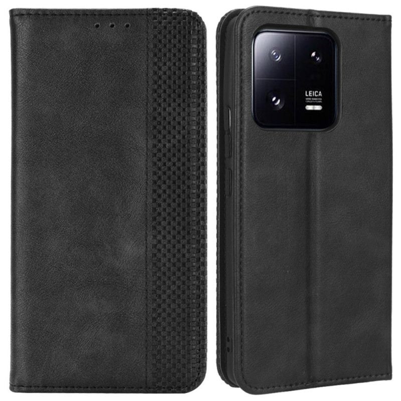 Flip Futrola Xiaomi 13 Kožna Futrola Vintage Kožni Stil