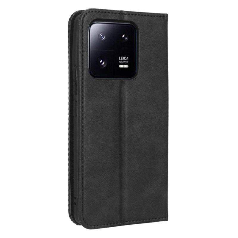 Flip Futrola Xiaomi 13 Kožna Futrola Vintage Kožni Stil
