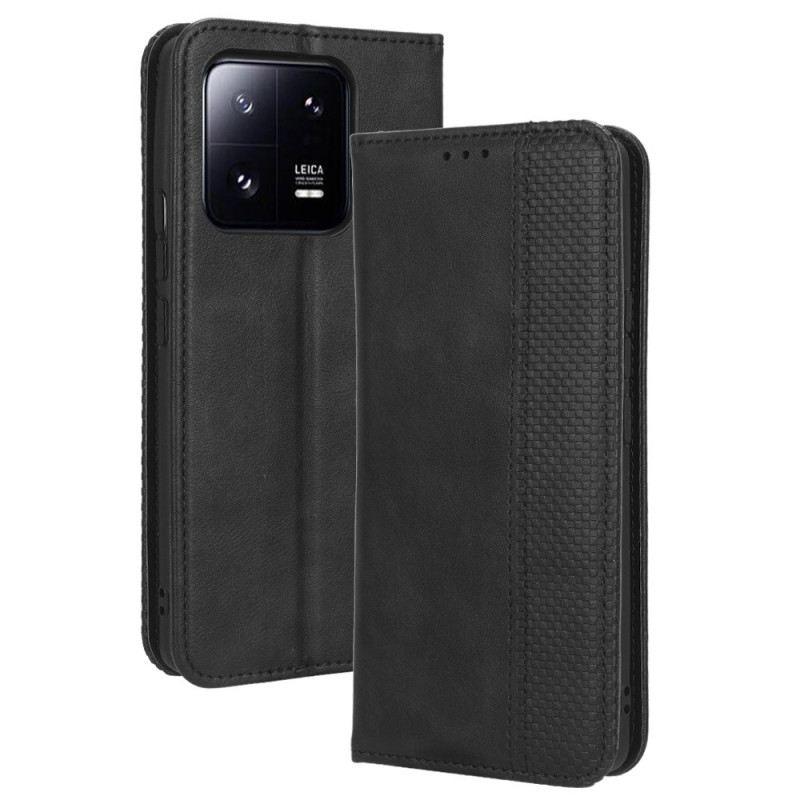 Flip Futrola Xiaomi 13 Kožna Futrola Vintage Kožni Stil