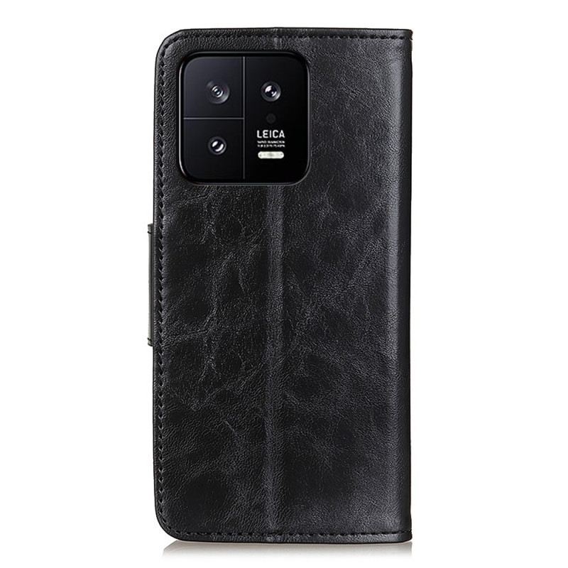 Flip Futrola Xiaomi 13 Reverzibilna Kopča Od Podijeljene Kože