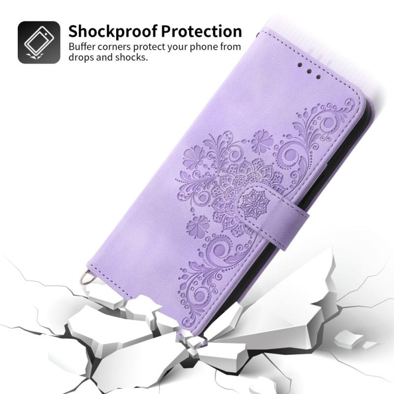 Futrola Xiaomi 13 Čipkasti Cvjetovi S Remenom I Naramenicom