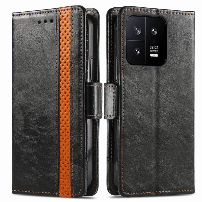 Kožna Futrola Xiaomi 13 Dvobojna Dvostruka Kopča
